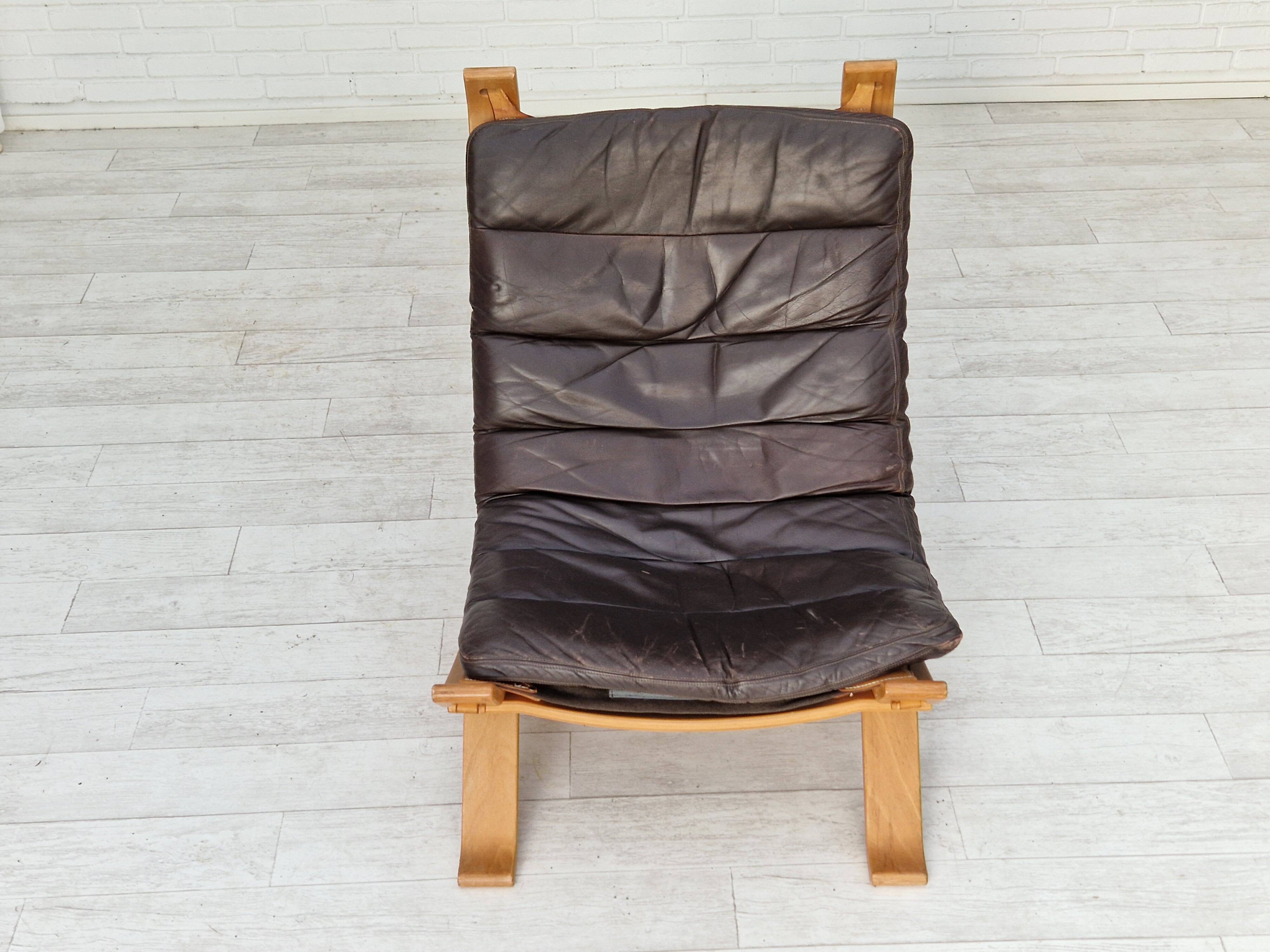 Fauteuil danois par Brammin Møbler années 70