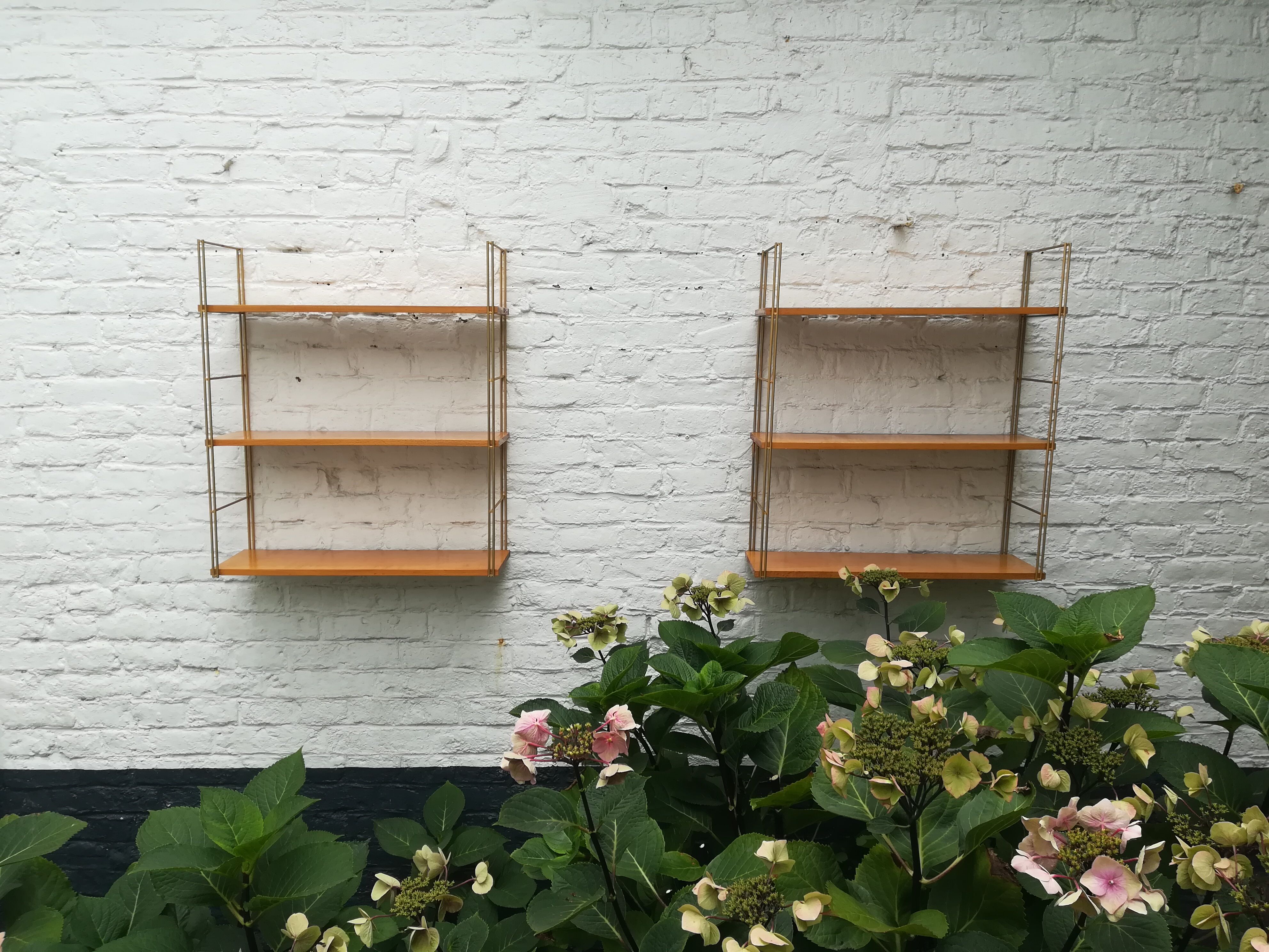 Vintage wall shelves