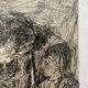 Tableau encre de chine XXe