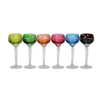 Series 6 of the Rhine wine glass or Roemer Nachtmann Crystal model Traube