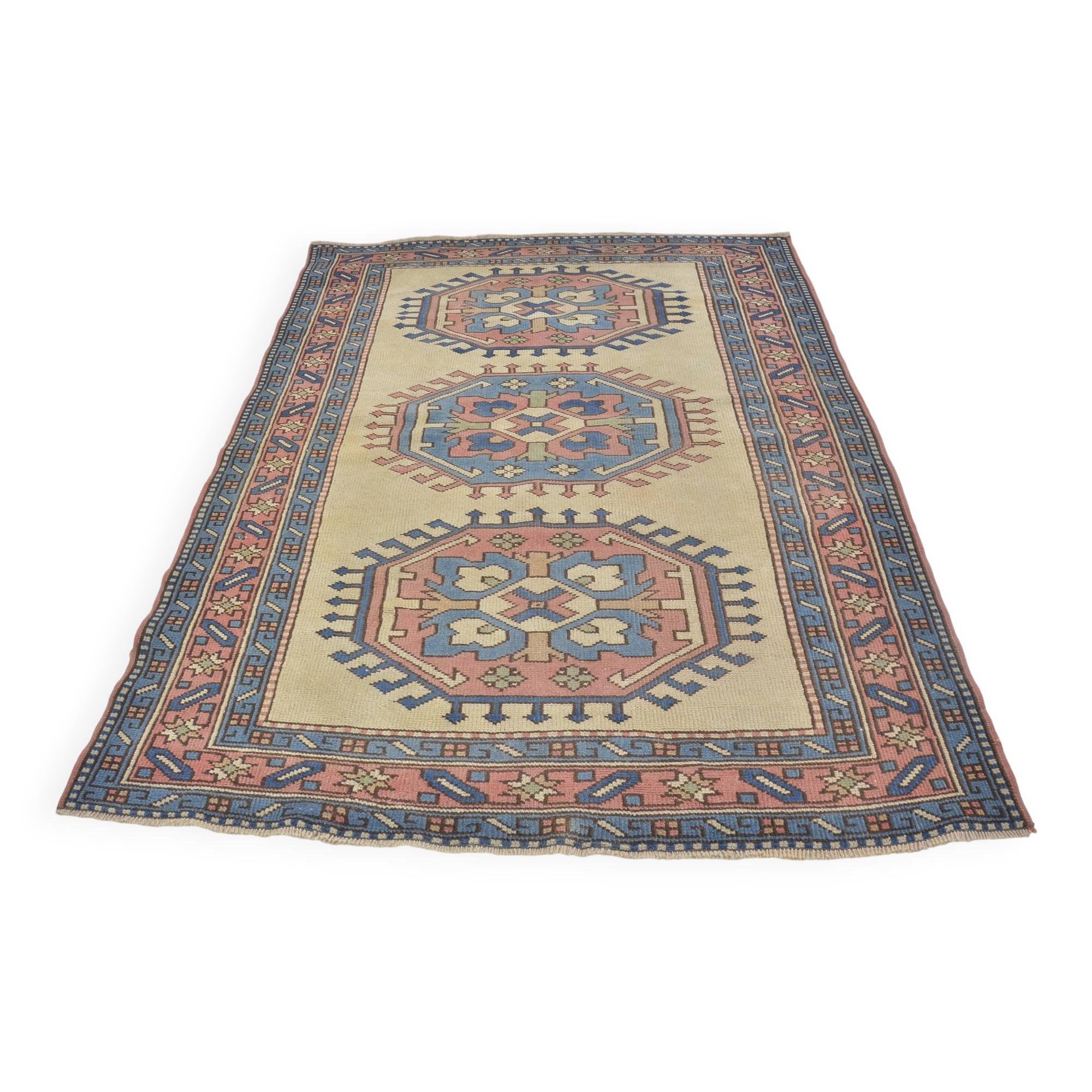Oushak Vintage Handmade Area Rug