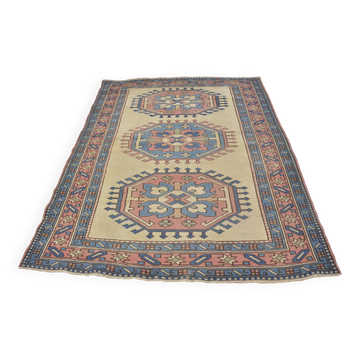 Tapis Oushak vintage fait main