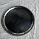 Vintage circular plate with pearl stripe D27