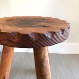 Wooden tripod stool