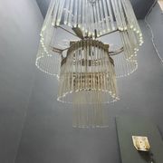 Murano Glass Rod Chandelier 1960’s 