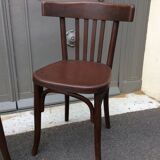 Pair of vintage bistro chairs