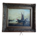Tableau ancien, marine signée, fin XIXEME