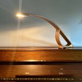 Lampe minimaliste en bois 1980