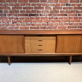 Teak sideboard by Henry Walter Klein for Bramin, Denmark 1960s