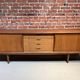 Teak sideboard by Henry Walter Klein for Bramin, Denmark 1960s