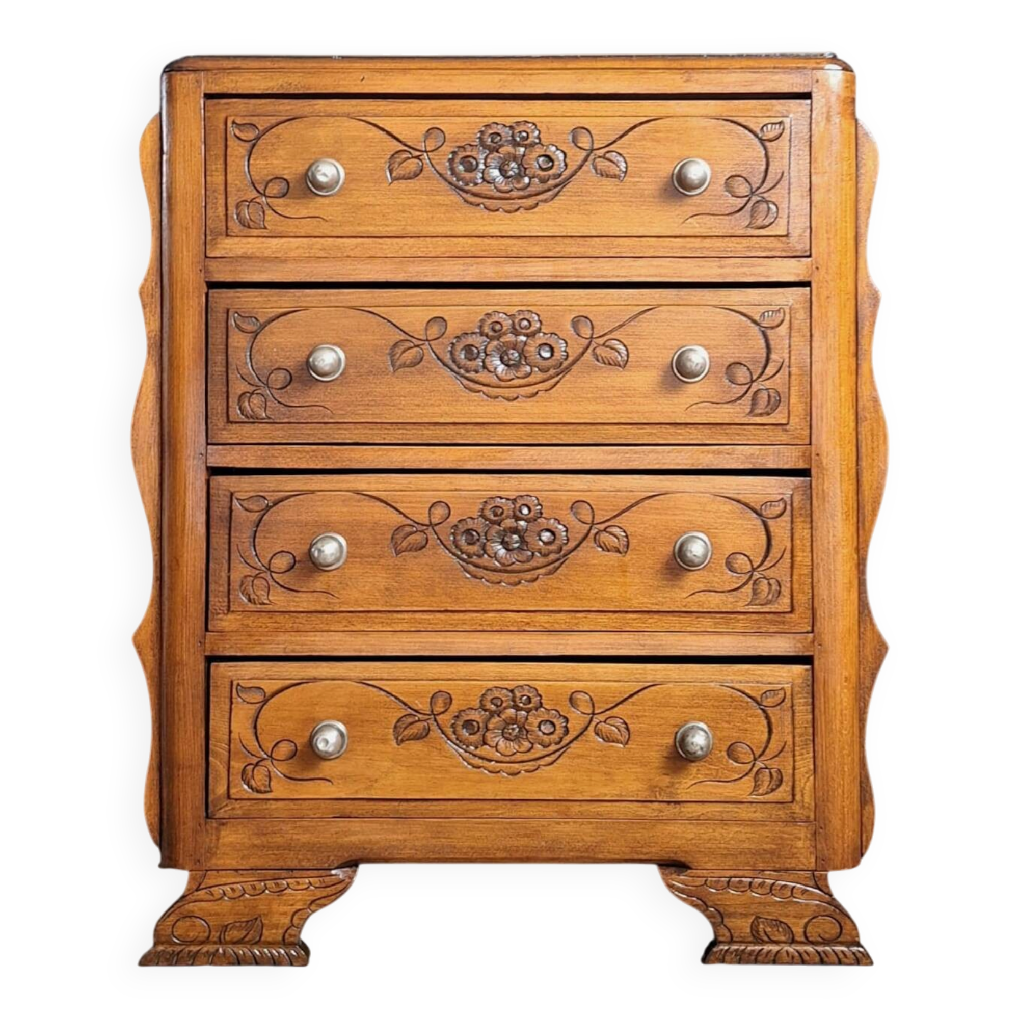 Art Deco chest of drawers, vintage antique furniture