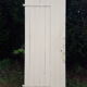 Old door in cream lacquered wood