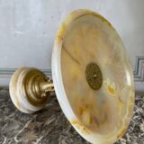 Coupe en onyx et bronze doré vers 1880