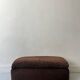 pouf Cinna en velours ras marron, Ligne roset 1970