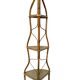 Rattan corner shelf from the 60s Italy