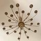Large solid brass chandelier with 24 lights
