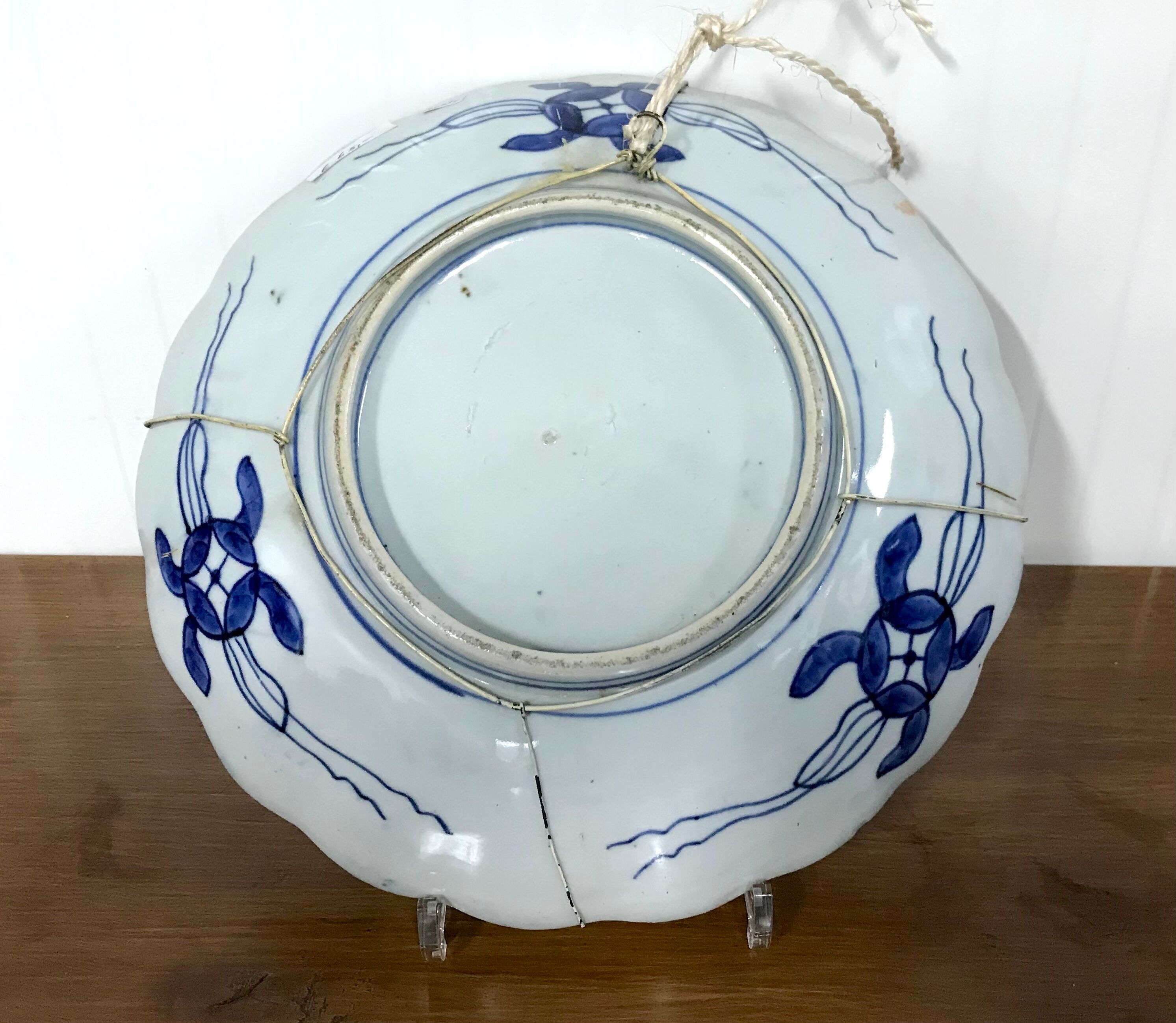 Assiette Imari japonais en porcelaine 30 cm