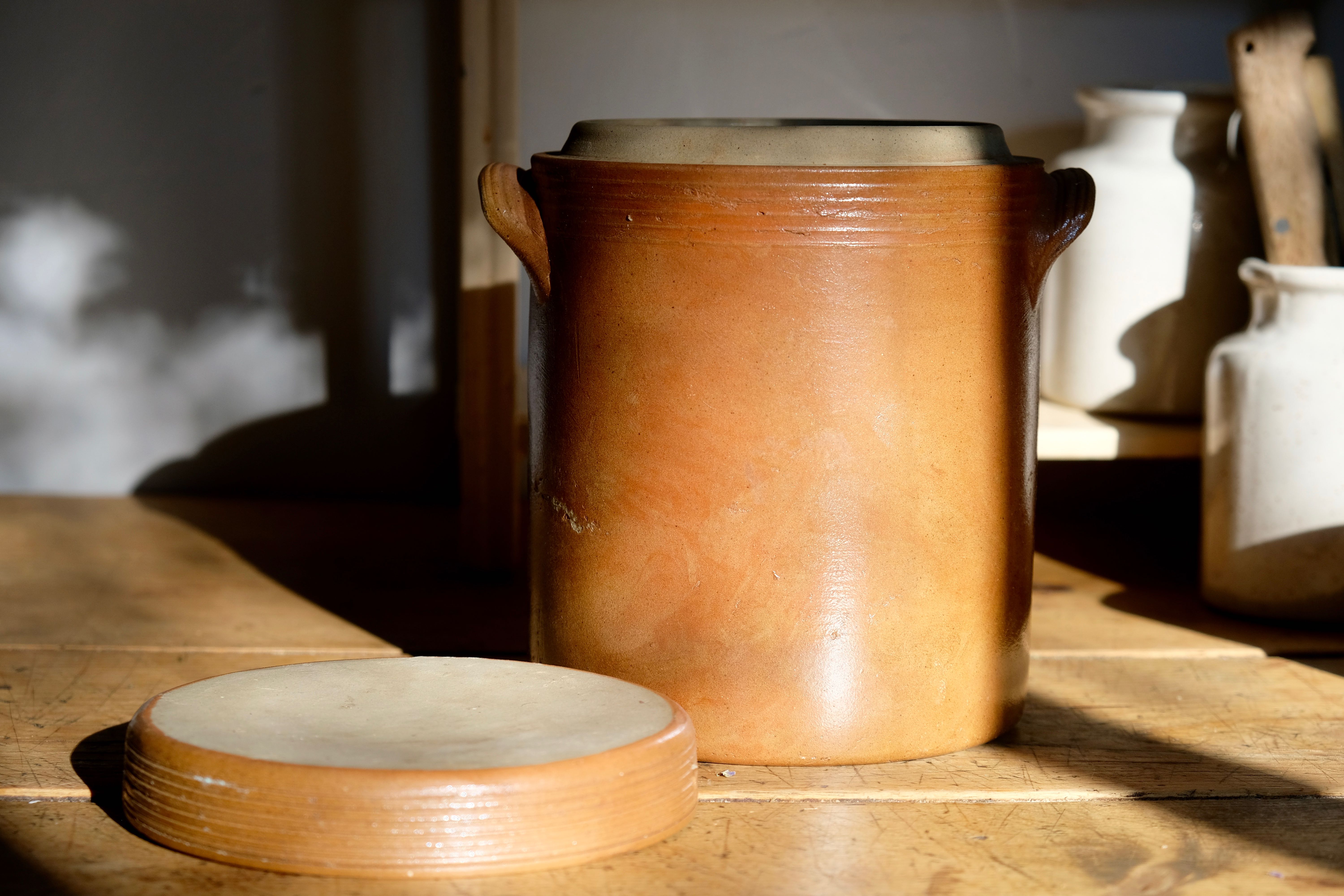 Ancient sandstone pot