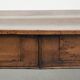 Antique walnut 18th-century Southern European coffee table with two drawers