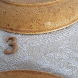 6 Longchamp stoneware dessert plates