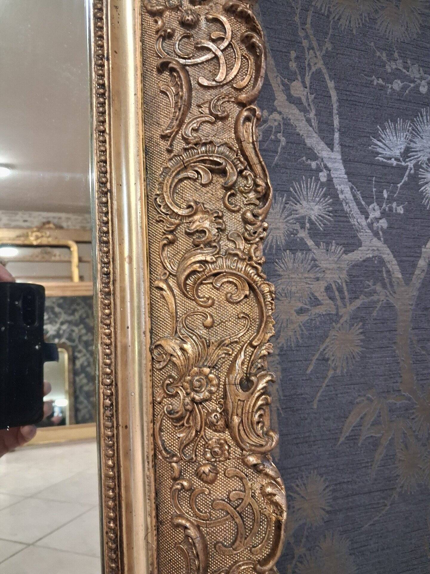 Mirror from the Napoleonic III era 176 x 113