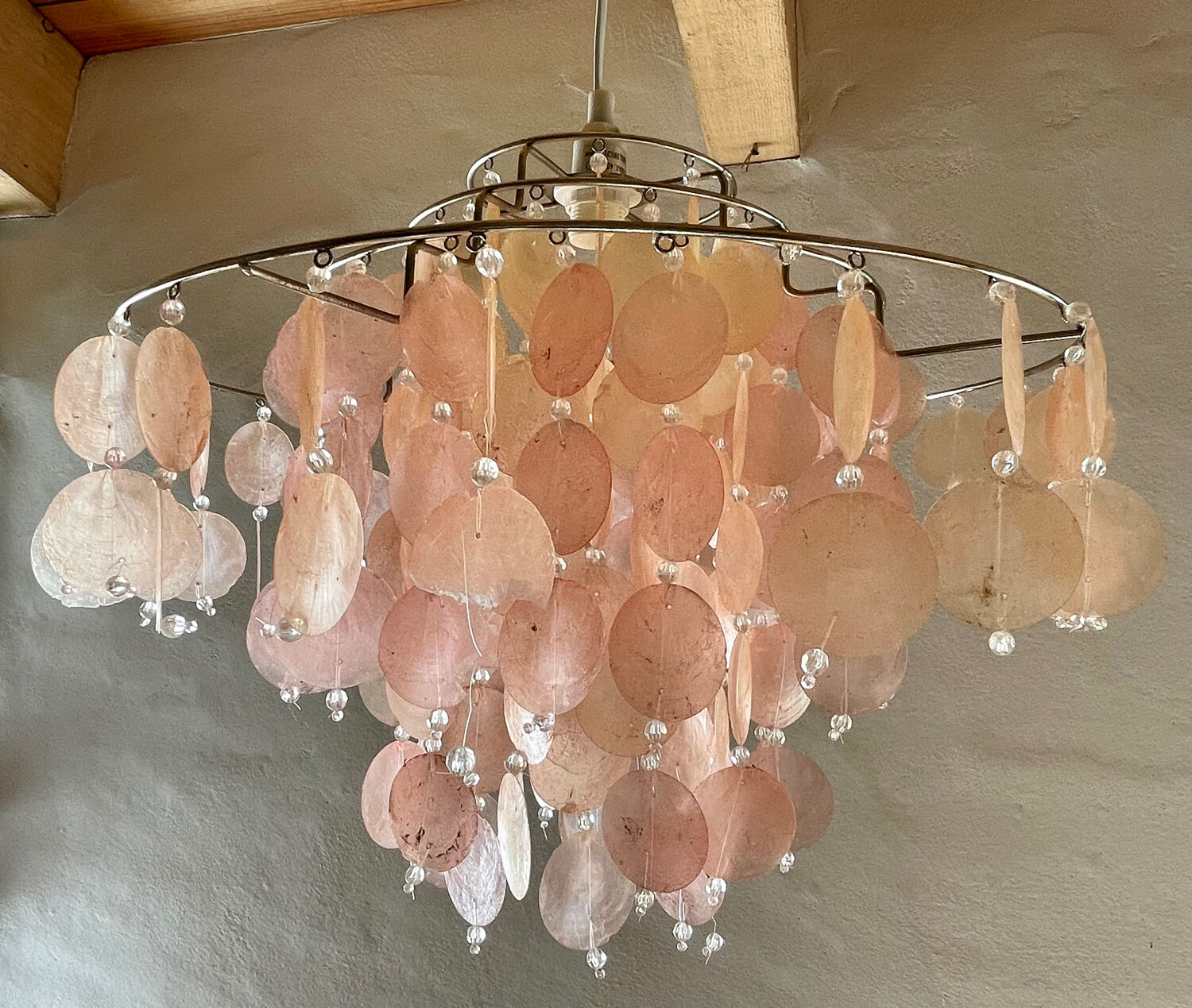 Mother-of-pearl chandelier