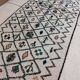 Handmade Moroccan Berber rug 376 X 133 CM