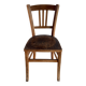 Chaise de bistrot en bois. estampillée luterma