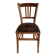 Chaise de bistrot en bois. estampillée luterma