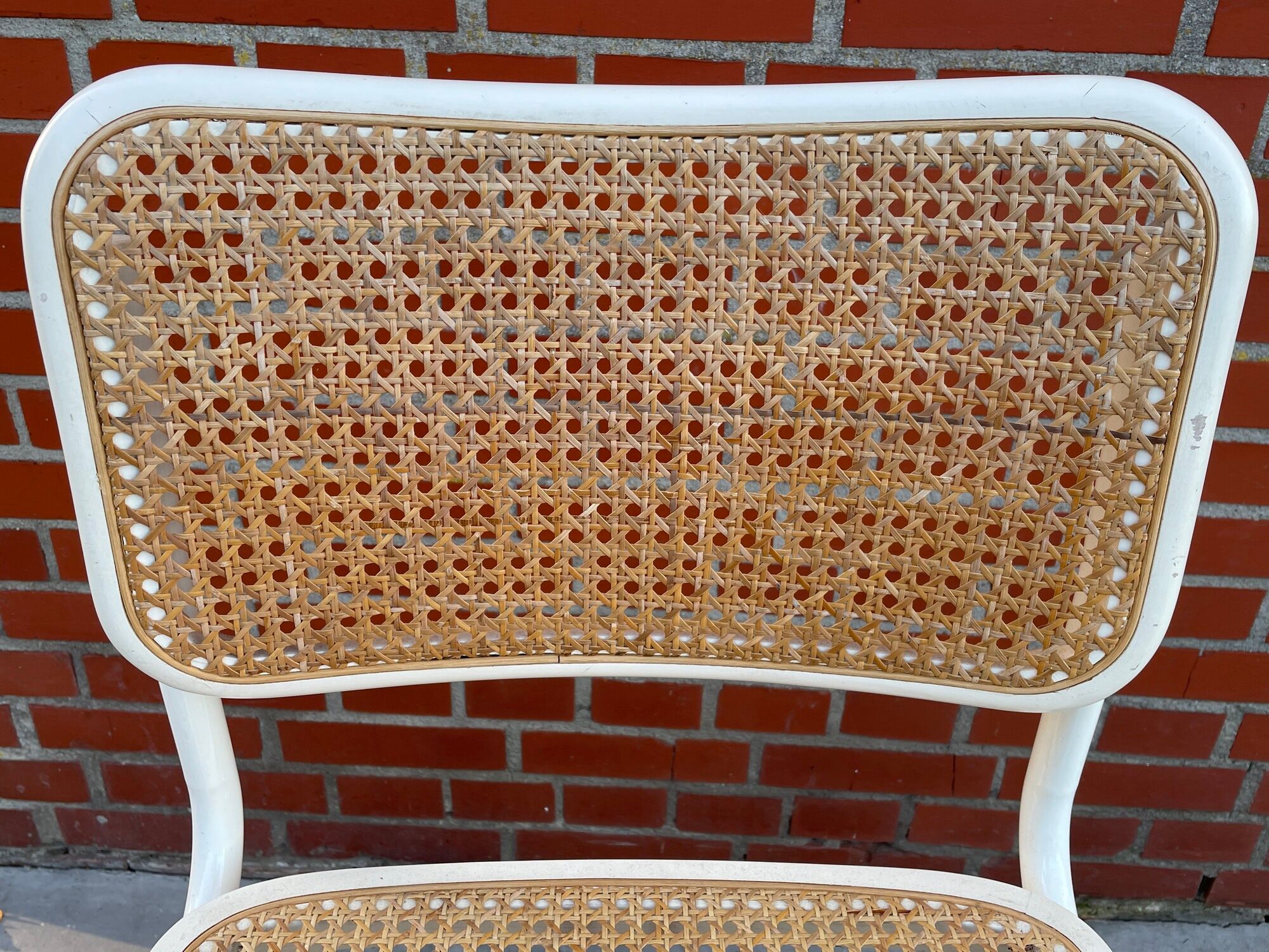 Suite of 4 chairs Cesca by Marcel Breuer made in Italy