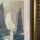 Lithograph Fernand-Marie-Eugène Le Gout-Gérard Bretonne Barque n°185