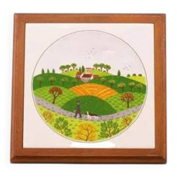 Vintage placemat country nature décor