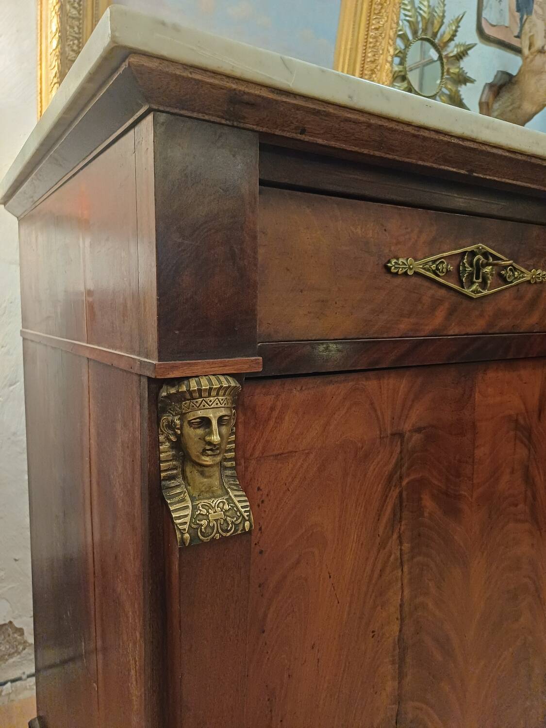 Empire period furniture, returned from Egypt in its original 19th-century condition
