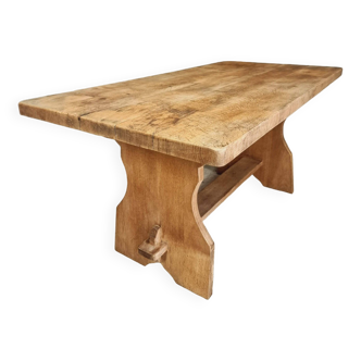 Old oak table dining table monastery table 78 x 160 cm
