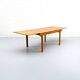 Table à manger extensible en chêne danoise Bramin, années 1960