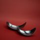 Set of 2 "Leaf" bowls by Helle Damkjær for Georg Jensen