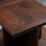 Pied de stalle, display side table in art deco style, France, 1940s