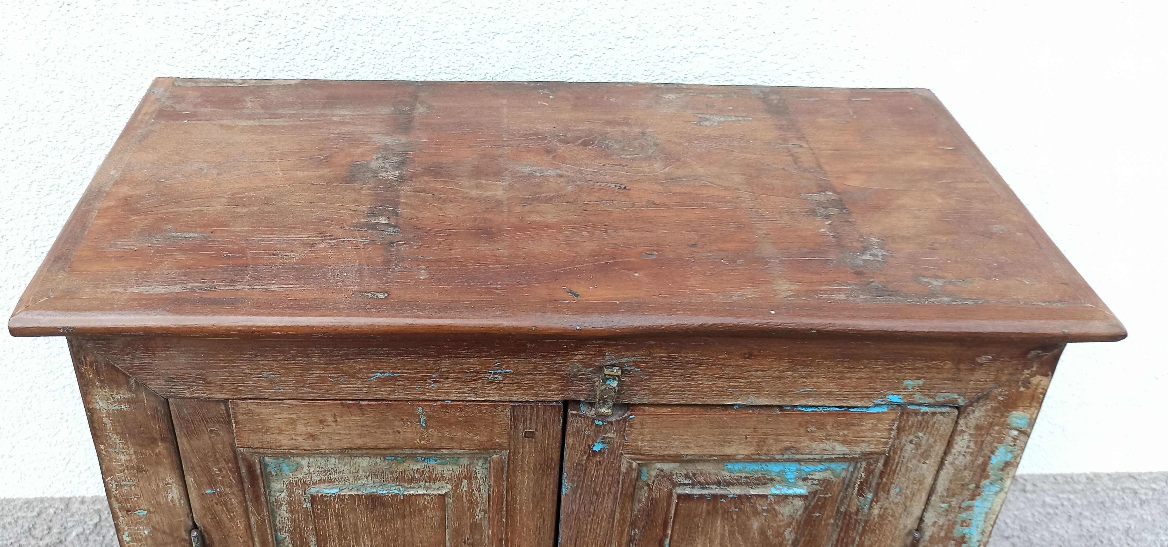 Old wooden wardrobe