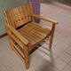 Fan armchair in Scandinavian style locust