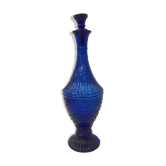 Cobalt blue glass Empoli style carafe