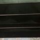 Low cabinet 1 shelf in black tempered glass for TV or other