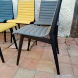 Suite of 6 modernist chairs from the 80s