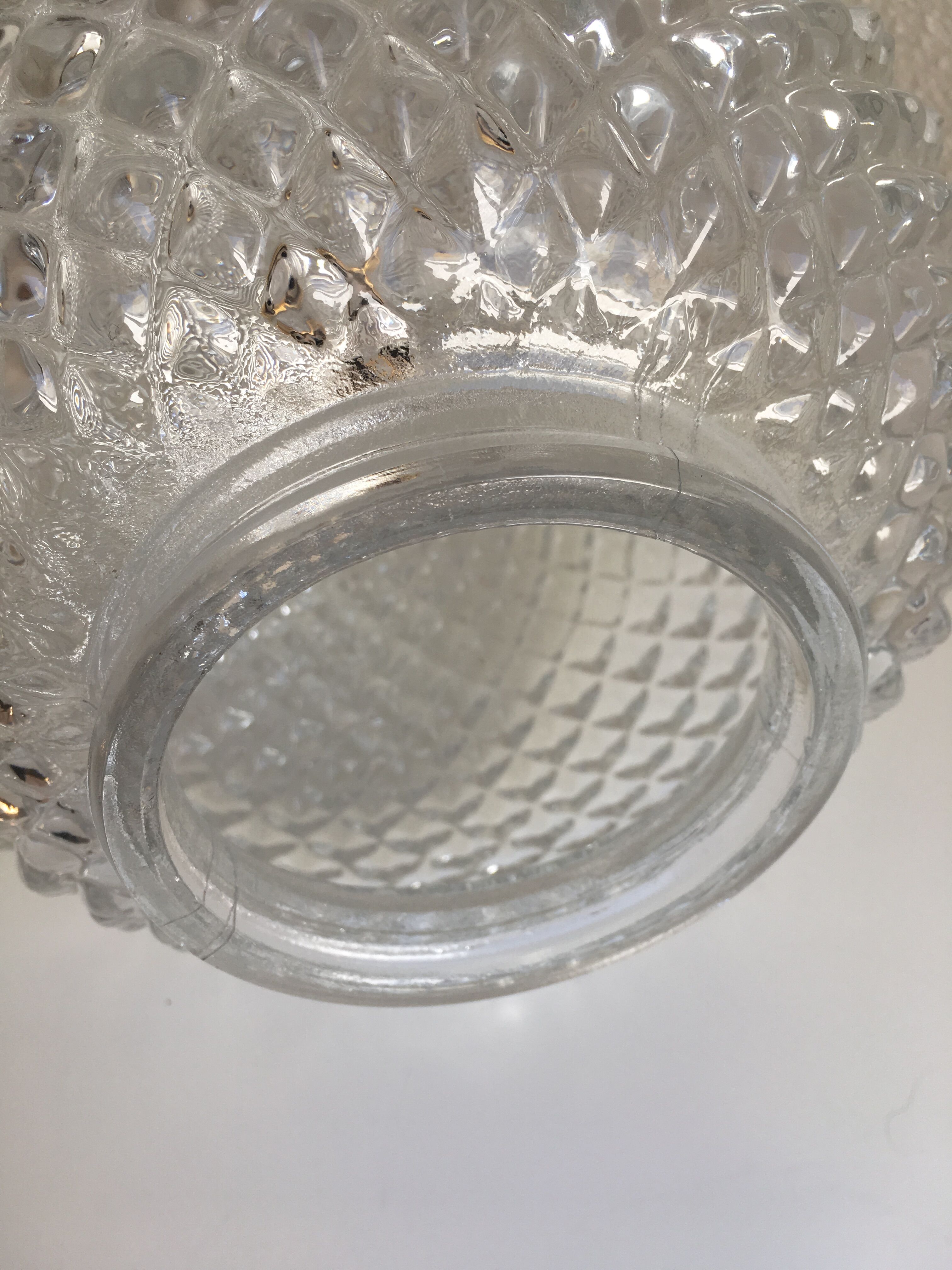 Diamond tipped ceiling lamp