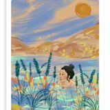 Illustration "Golden hour" A4