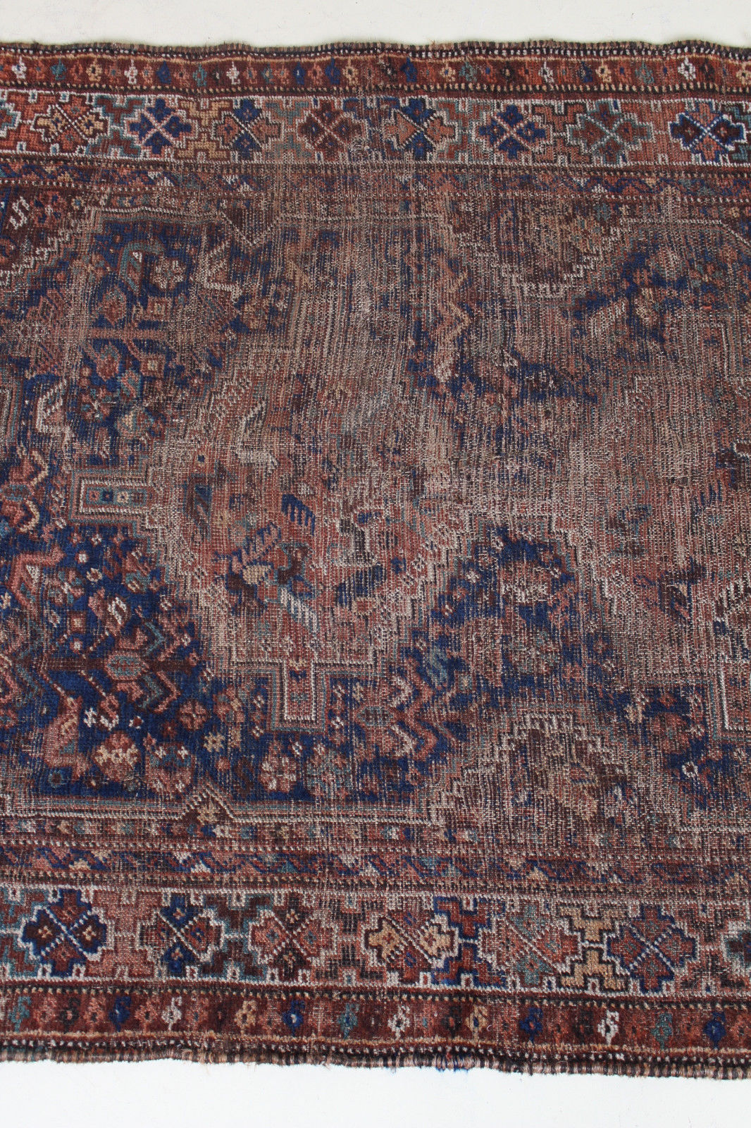 Persian rug antique senneh iranian 152.9 x 120.3 cm wool
