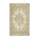 Handwoven distressed anatolian beige rug 200 cm x 320 cm
