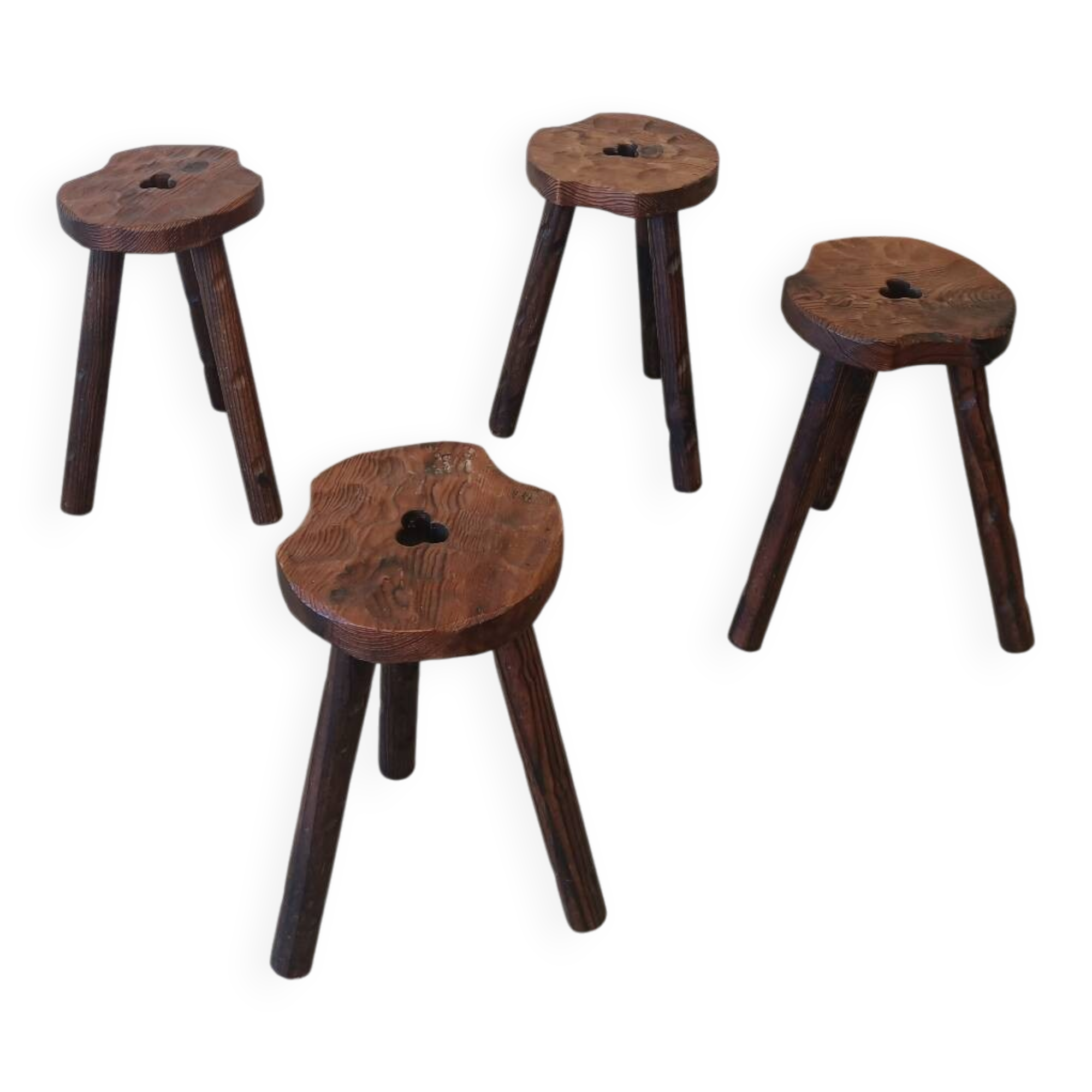 Set of brutalist stools