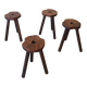 Set of brutalist stools