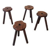Set of brutalist stools