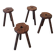 Set of brutalist stools